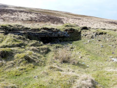 
Milfraen Colliery foundations, Blaenavon, March 2011